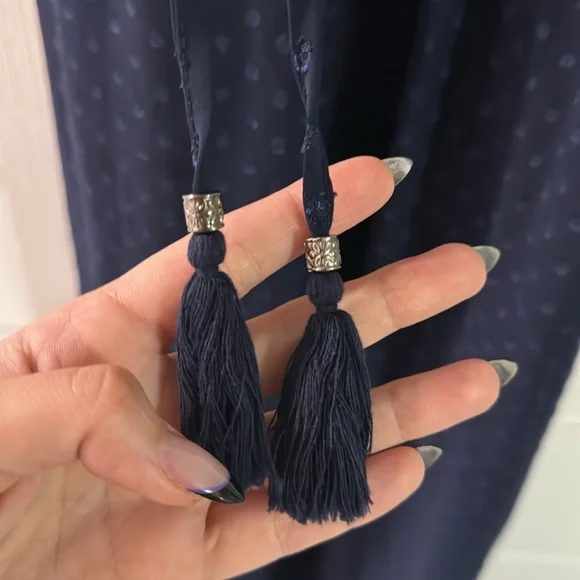 Halter style notch neck sheer overlay maxi. - Picture 3 of 5